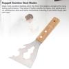 Paint Scraper 10 In 1 Design Multifunctional Ergonomic Wooden Handle Portable Metal Painting Scraper