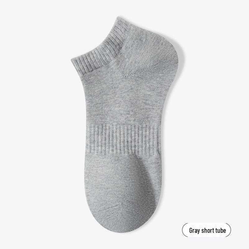 Men's and Women's Thick Cotton Sweat-Absorbing Deodorant Sports Socks for Autumn and Winter