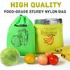 Thermal Insulated Food Storage Bag With Aluminum Foil Lining For Fresh Vegetables Fruits Kitchen Organization