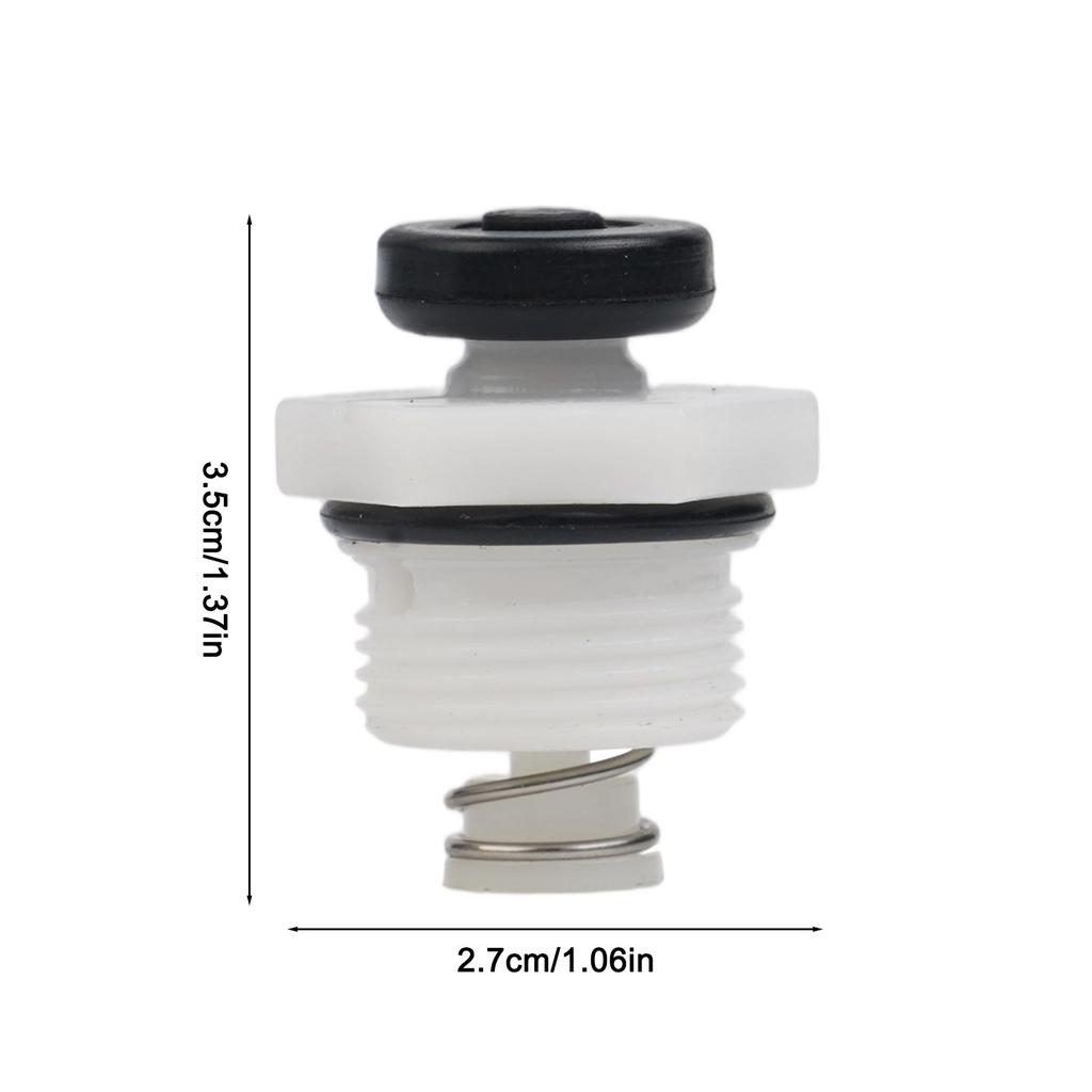 Automatic Shut Off Check Valve White Black Cleaning Equipment Accessory Reliable Performance High-Pressure Pumps