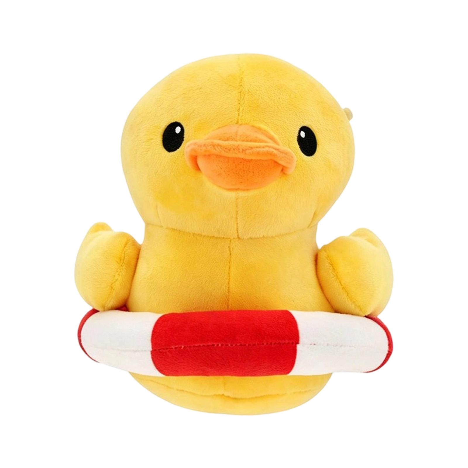 

Plush Duck Hand Puppet Toy Soft Animal Figure with Buoy for Storytelling Role Play and Educational Activities Gift for Children