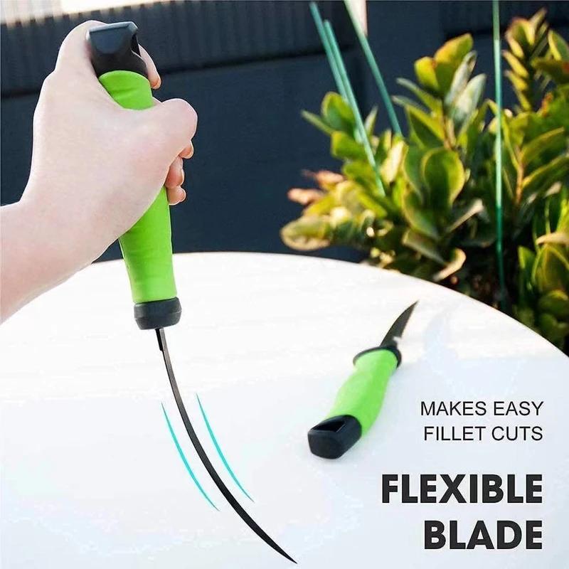 6inch Fishing Knife Cleaver Butcher Kitchen Knives Fillet Boning Knife Stainless Steel Fishes Slicing Fruit Vegetable Cutter