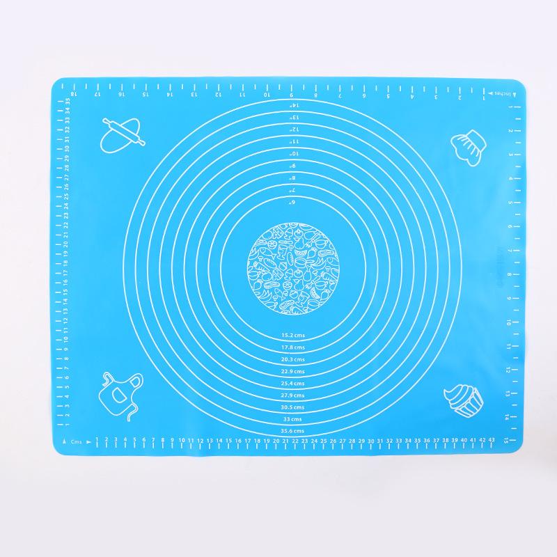 Silicone Kneading & Baking Mat - Heat-Resistant, Thick, Ideal for Dough, Noodles & Cutting