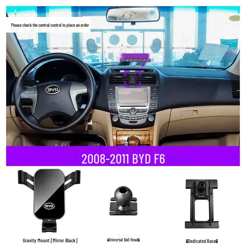 BYD Dolphin Qin Han EV Tang DMI Song Yuan PRO Car Phone Holder E5 Accessories