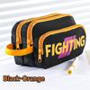 1pcs Slogan Fighting 3-Layer Large Capacity Pencil Case Portable Handle Durable Color Pen Bag Dirty Resistant Pouch