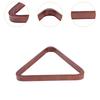 Billiard Ball Positioning Frame Wooden Triangle Rack Pool Table Accessories Tool for Billiards Game Room