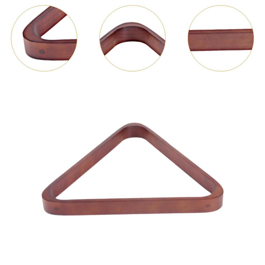 Billiard Ball Positioning Frame Wooden Triangle Rack Pool Table Accessories Tool for Billiards Game Room