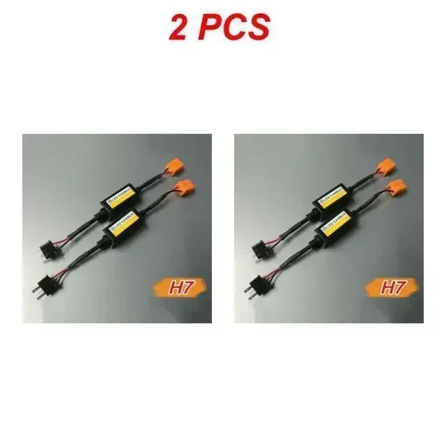 4pcs LED Canbus Decoder Adapter For H1 H4 H7 H11 9005 9006 9012 Anti-Flicker Harness Bulbs Resistor Warning Error Canceller