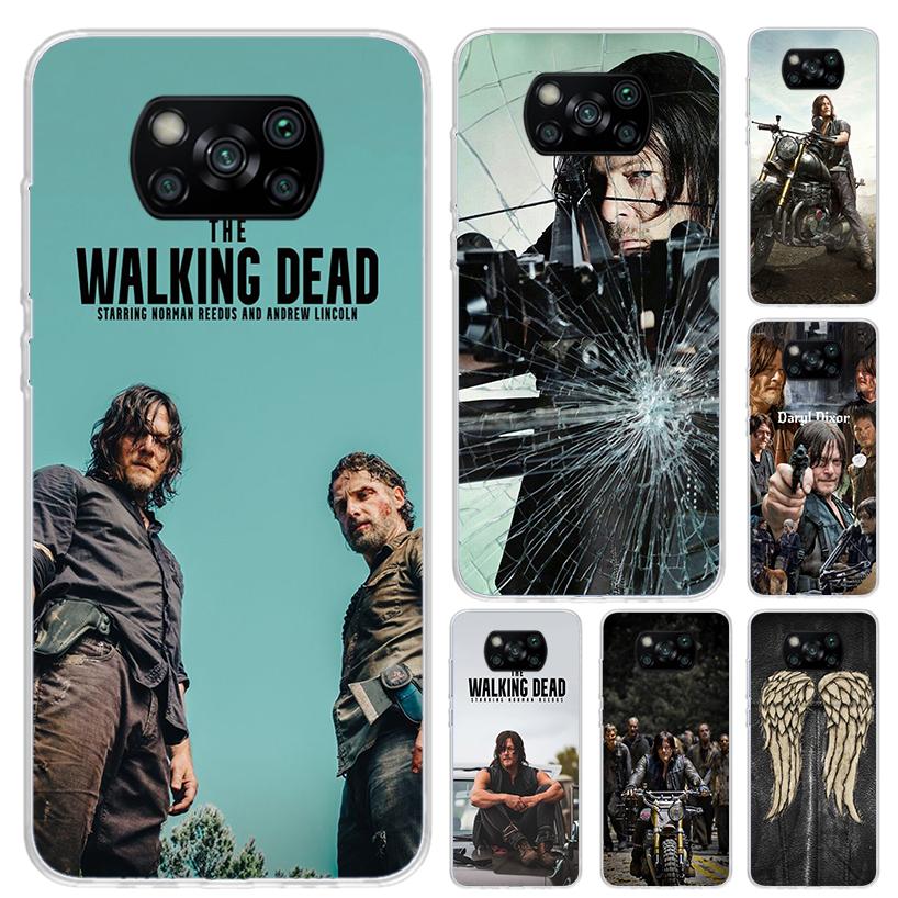 The Walking Dead Daryl Dixon Phone Case for Xiaomi Poco X7 X6 X5 X4 X3 Nfc F7 Ultra F6 F5 Pro F4 GT F3 M6 M5S M4 M3 Soft Print S