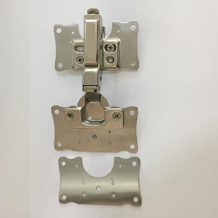 4Pack Stainless Steel Hinge Repair Plate Furniture Door Hinge Repair Accessories