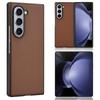 For Samsung Galaxy Z Fold6 5G Case Luxury PU Leather Hard PC Plastic Protection Cover Capa for Galaxy Z Fold 5 4 3 2 1 5G Funda