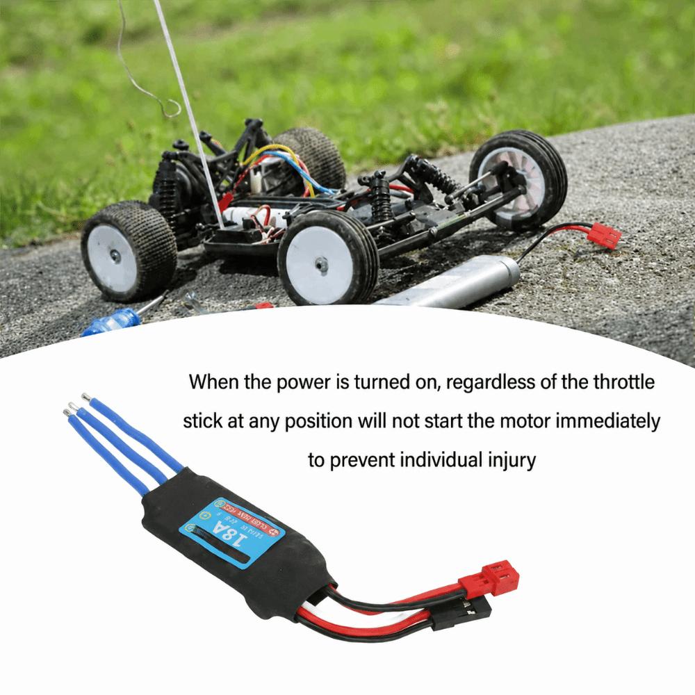 2-4S Brushless ESC 18A RC Car ESC Durable Mini ESC For RC Boat