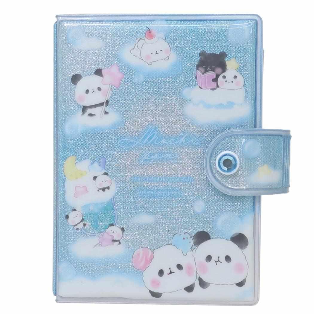 

Mochimochi Panda Sticker Kamio Japan Sticker Exchange Book Cute Goods Mail Order [Sticker Book] Binder/Sky розовый