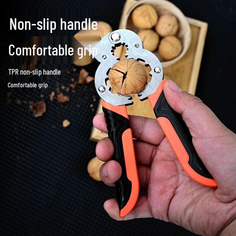 Walnut and Pine Nut Cracker: Multi-functional Shelling Tool Pliers for Dried Fruit