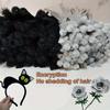 199pcs Set of Pipe Cleaner, Black and Grey Mixing, DIY Pipe Cleaner, Suitable for Art and Handicraft Gift Making