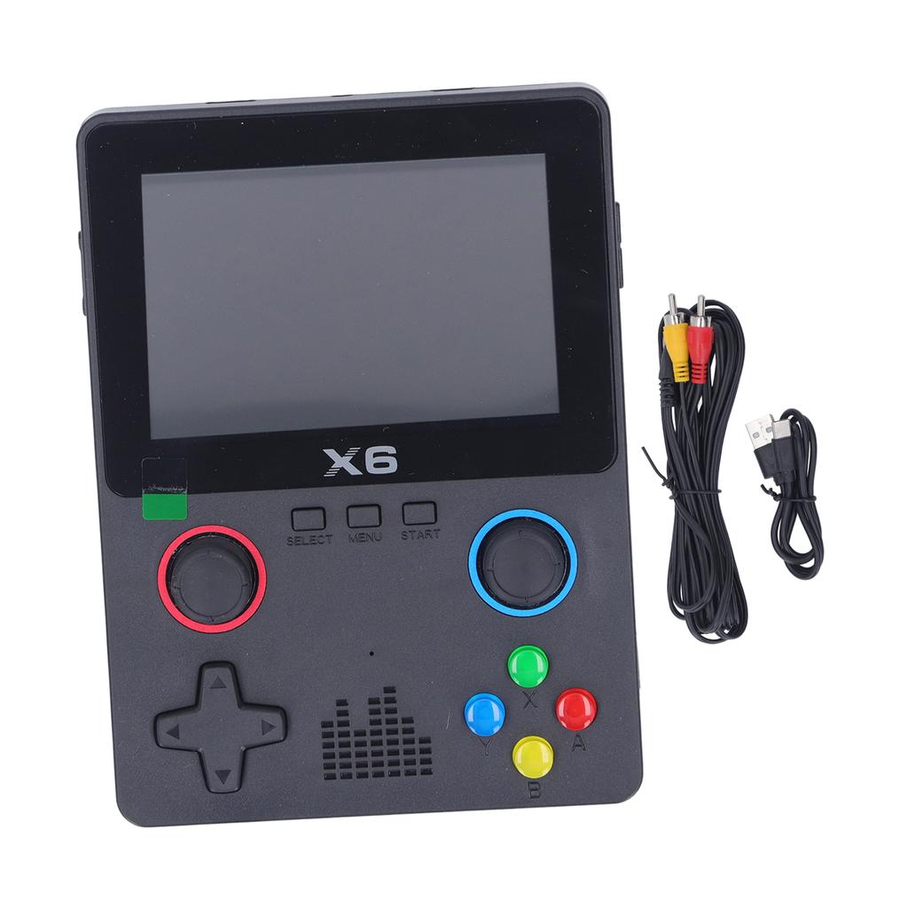 3.5inch Display Game Console HD Screen Joystick Retro Portable Handheld Game Console Black