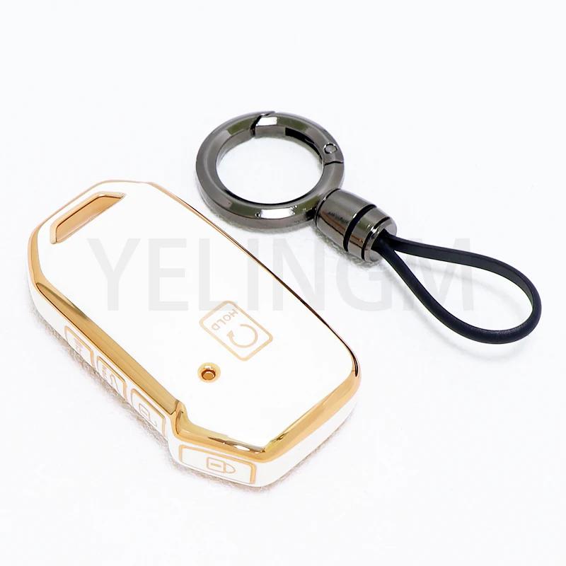 Remote Key Smart 5 Button Tpu Car Key Case Cover For Kia Telluride Telluride Sx Sportage R K5 Gt Line Seltos