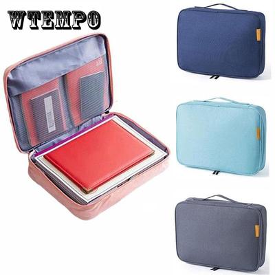 Portable Document Storage Bag Multifunction File Organizer for Tickets Certificate Passport Card Storage Case Waterproof Large Capacity Travel Bags