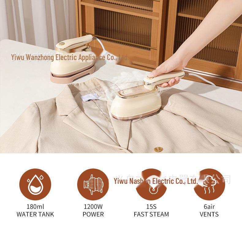 Portable High-Power Handheld Steam Iron for Home Use