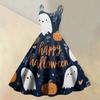 Women's Casual Sleeveless Off Shoulder Dress with Print for Party and Festive Wear