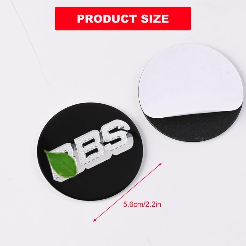 56mm Wheel Center Protector Badge ABS Wheel Center Hub Caps Simple Installation Decorative Sticker