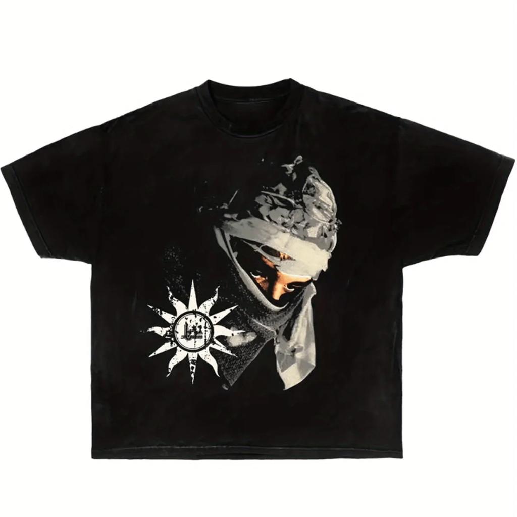 American Y2K Unisex Retro Cartoon Pattern Cotton Graphic Print T-shirt Summer New Tee Men Women Streetwear Harajuku Fashion Loose Casual Oversized Top