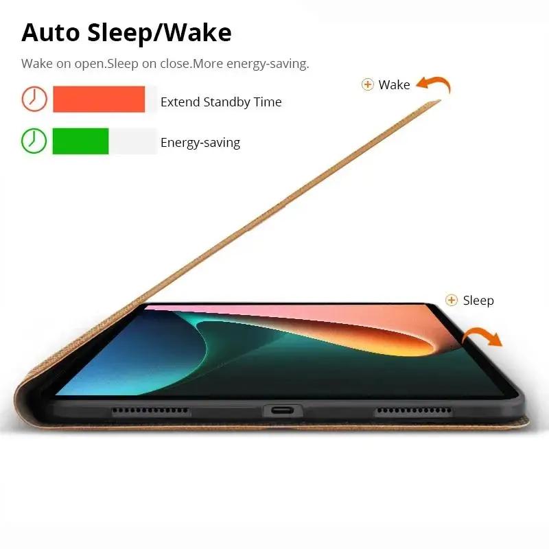 For Amazon Kindle Fire HD10 Max 11 Tablet Funda Slim Retro Folding Flip Stand PU Leather Smart Cover for Amazon Fire HD8 Series