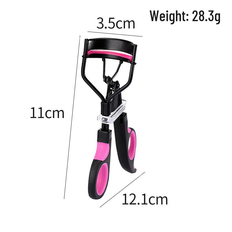 Sunflower Portable Eyelash Curler with Comb - Natural Curling & No Pinching, Beginner-Friendly, Wide Angle Clip.