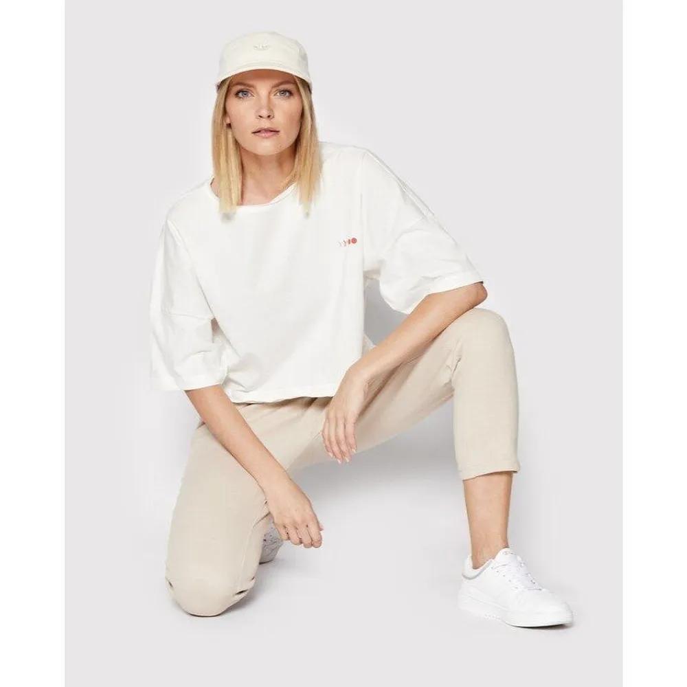 [adidas] adidas women s white ivory baseball cap Ivory FREE