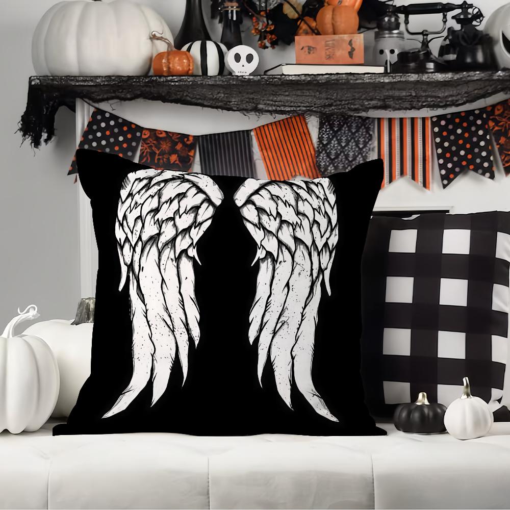 The WWalking DDead DDaryl DDixon  Pillow Case Office Cushions Suitable For Sofa Car Bedroom Decorative Cushion Cover