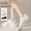 Women's Summer Cotton Mesh Socks: Odor-Resistant, Breathable, Non-Slip, Trendy Short Boat Socks
