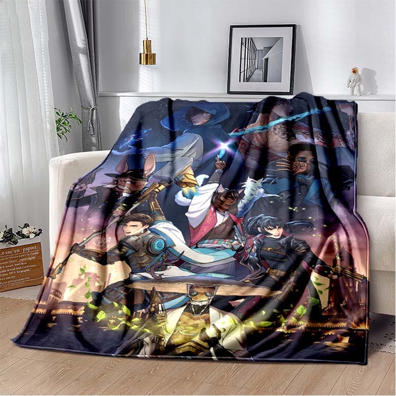 Dungeons & Dragons Red Dragon Print Flannel Blanket, Soft Throw Blanket for Sofa Bed