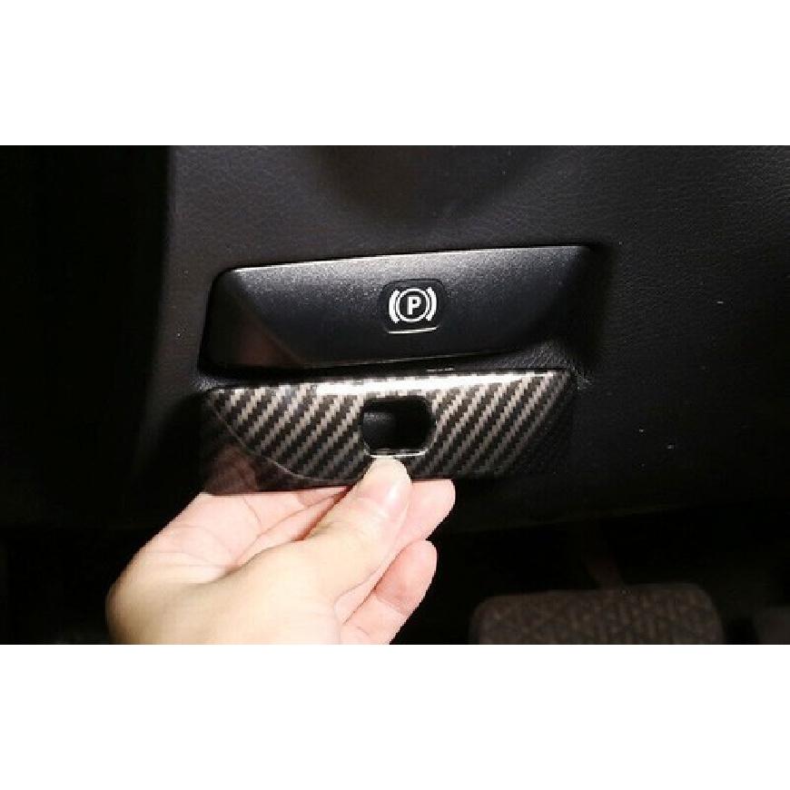 ABS Carbon Fiber P File Decor Cover Frame Trim Fit For Benz GLK 2009-2014 2015