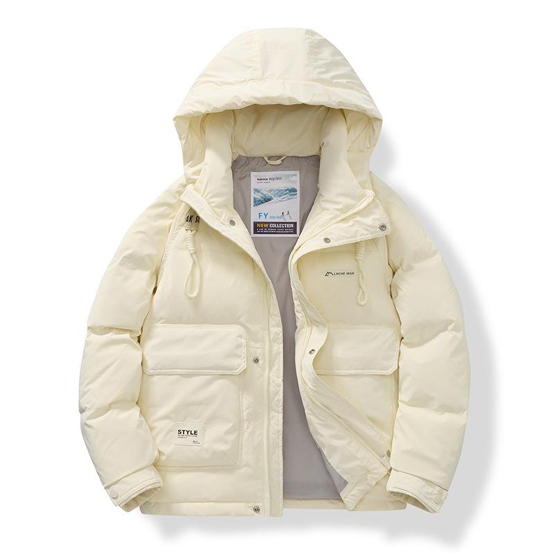 

Мужская пуховая куртка для улицы, путешествий, ветрозащитная, легкая, с подкладкой, мужское толстое теплое пальто-парка, хип-хоп, цветной блок, пуховик 2XL