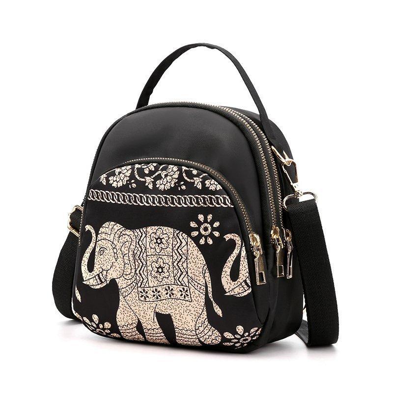 Oxford Cloth Womens Crossbody Bag With Zipper Pocket For Daily Use