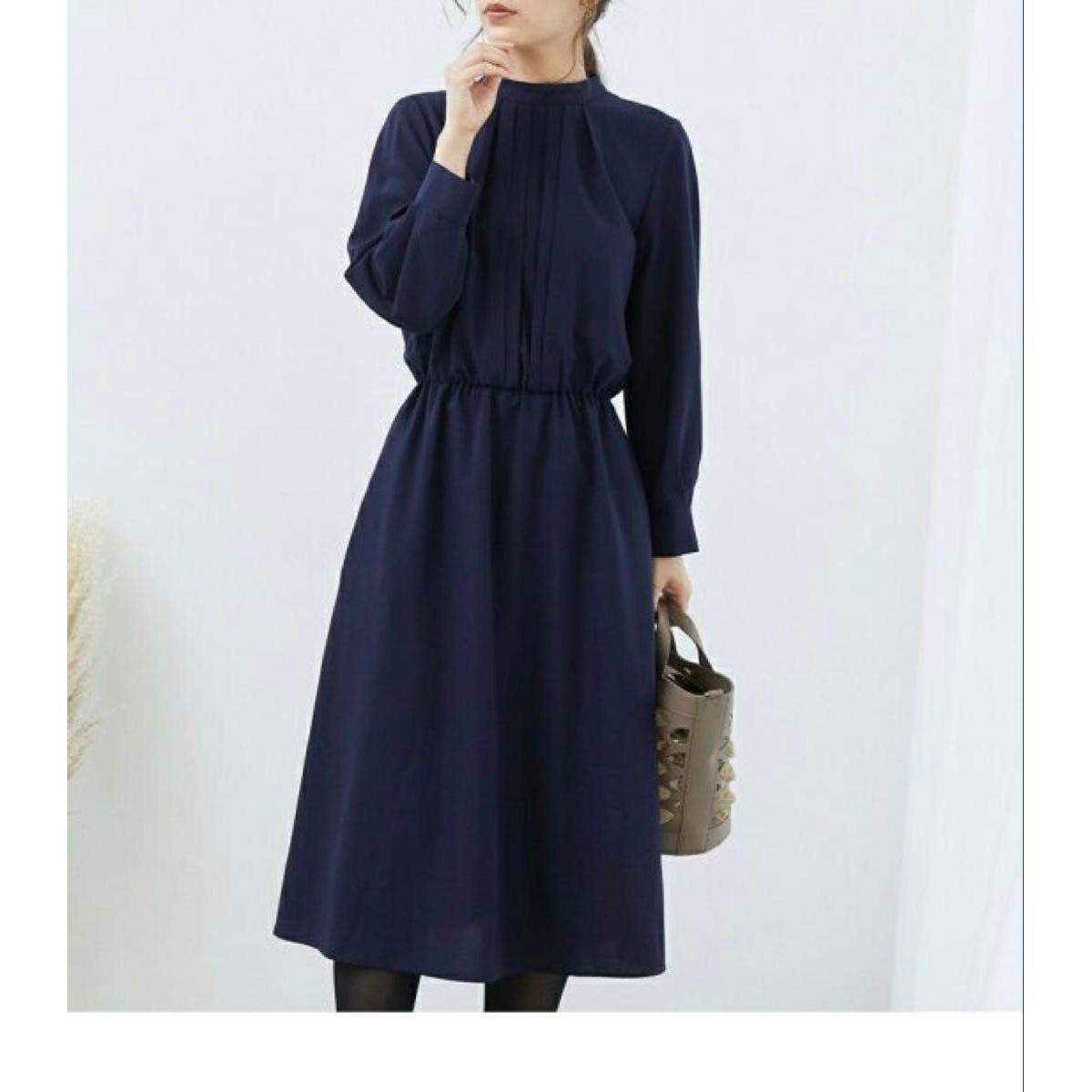 ROPE PICNIC Front tuck dress