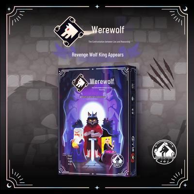 Werewolf Vengeful: Full Character Set, Tabletop Card Game with Card Holder
