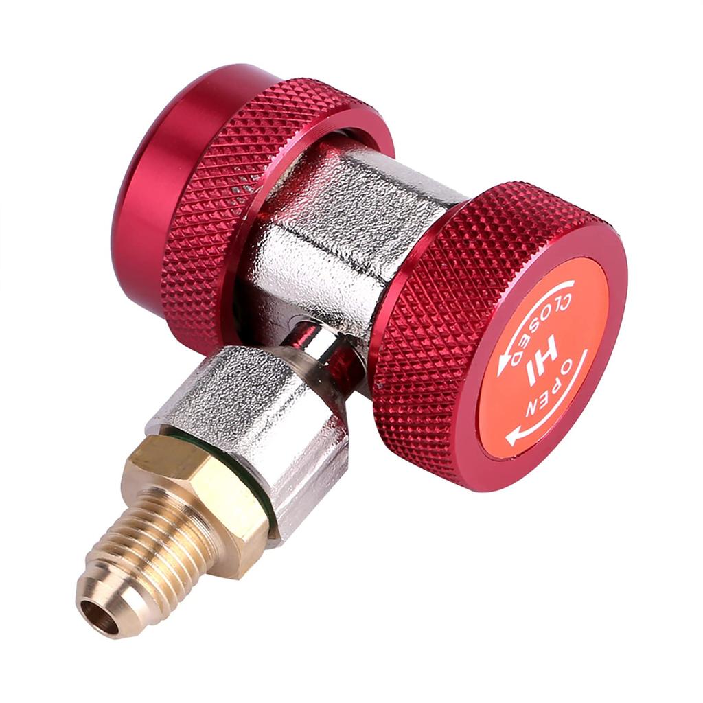 Air Conditioner High Pressure Coupler R134a Quick Coupler Gas Quick Connector Car Filling
