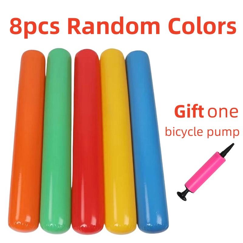 Funy Long Sticks Parent Child Interactive Game Kindergarten Outdoor Water Toys Concert Inflatable Stick Team Building Game Props
