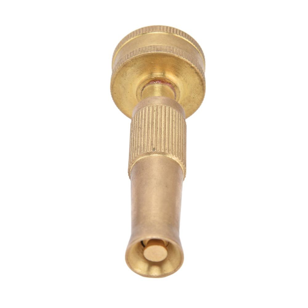 3pcs Solid Brass Adjustable Twist Nozzle Female Thread End Garden Hose Sprayer Garden Watering