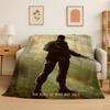Game Metal Gear Solid Cartoon Soft Flannel Throw Blanket,Warm Cozy Blanket for Bed,Couch,Sofa,Bedroom,Living Room,Travel,Picnic