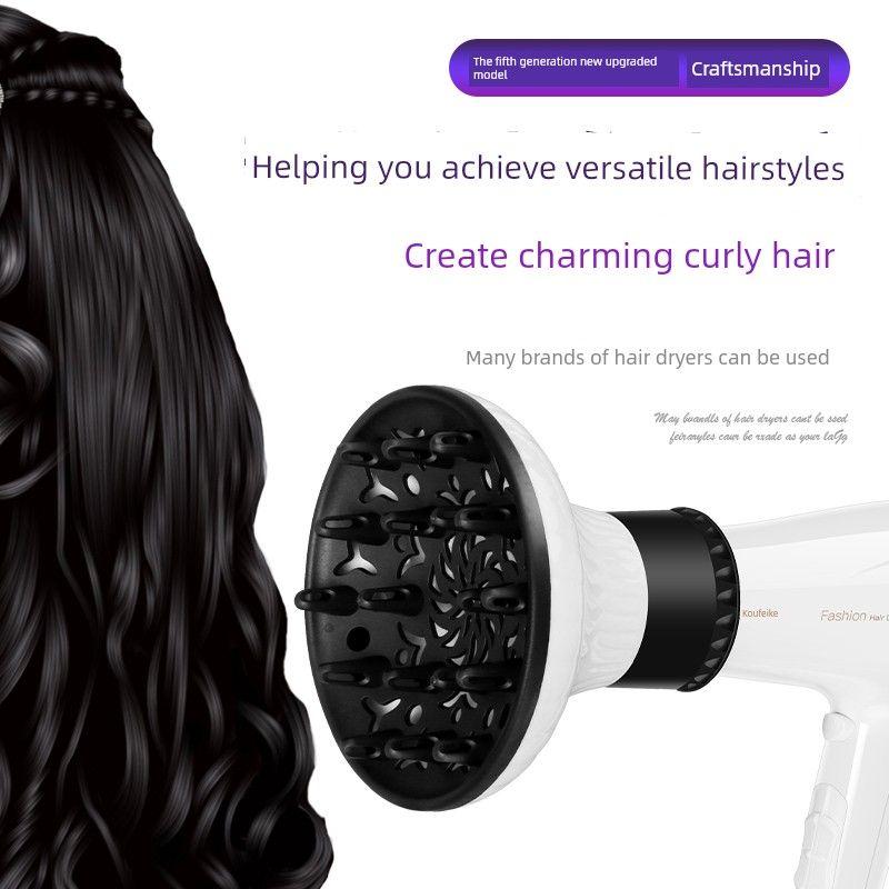 Curling Hair Diffuser, Hair Dryer Drying Cover, Universal Interface Hair Dryer, Styling Tool, Hair Styling Magic Device, Diffuser Nozzle