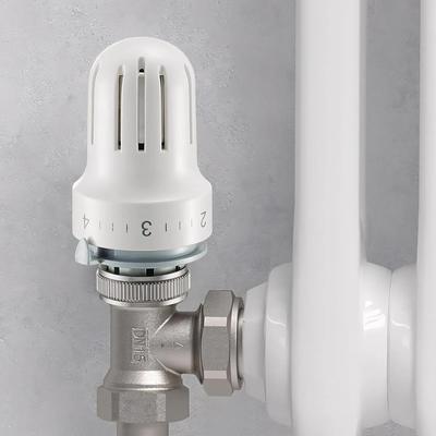 Water Floor Heating Radiator Valve Head M30 1 5 with Frost Protection and Five Adjustable Temperature Settings