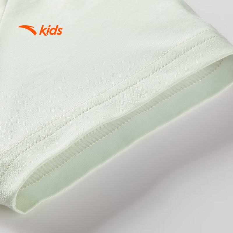 Anta Boys' 2025 Summer Breathable Cotton Short Sleeve T-Shirt A52527114