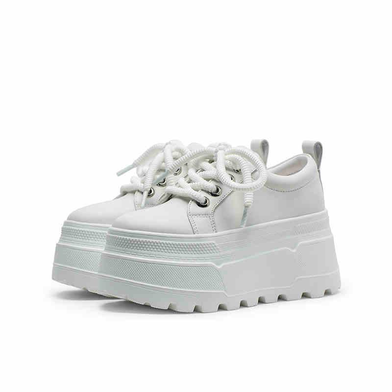 

Men Women Casual Flat Shoes LaceUp Platform Daily Girls Young Students School Lace Elevator Perfect for Casual Daily Wear and Matching 35