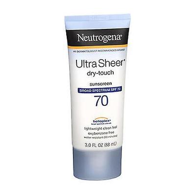 Neutrogena Ultra Sheer Dry-Touch Sunblock SPF 70, 85 ml (Confezione da 3)