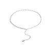 Womens Metallic Water Diamond Chain Waist Belt For Summer Dress Accessories