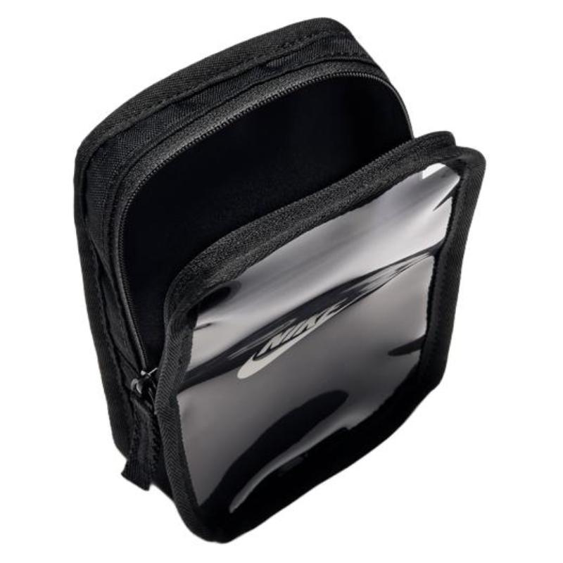 Nike Klubový Polyester Polyuretan Jednoramenná Crossbody Kapsička na Mobil Běžná Unisex Černá Ležérní HF3595-091