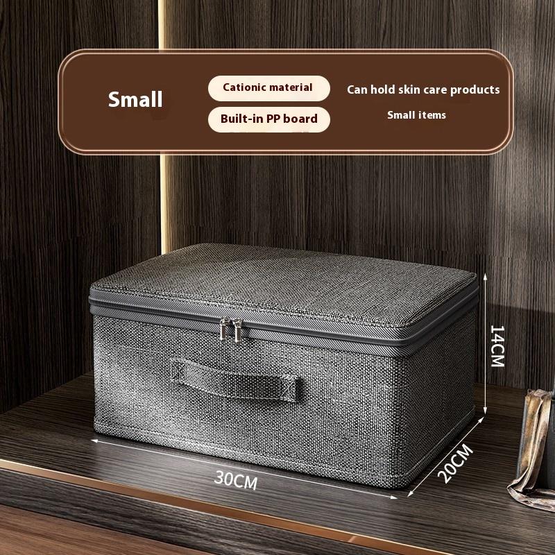 Multifunctional Foldable Storage Box With Cloth Cover , Large Capacity Quilt Storage Box Bra Storage Box Underwear Organizer