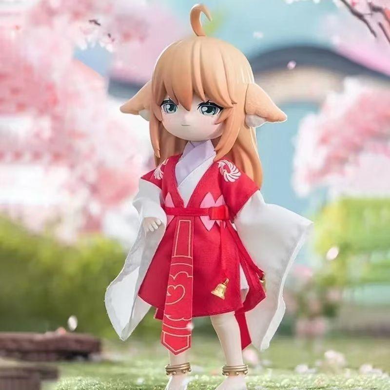 Hot Fox Spirit Matchmaker Bjd Blind Box Tushan Susu Honghong Anime Figure Trendy Peripheral Birthday Gift For Anime Fans